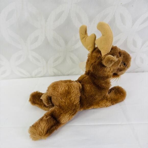 VTG 1978 Dakin Maxie Moose 10” Bean Bag Brown Plush Stuffed Animal Toy Vinta - Picture 3 of 5